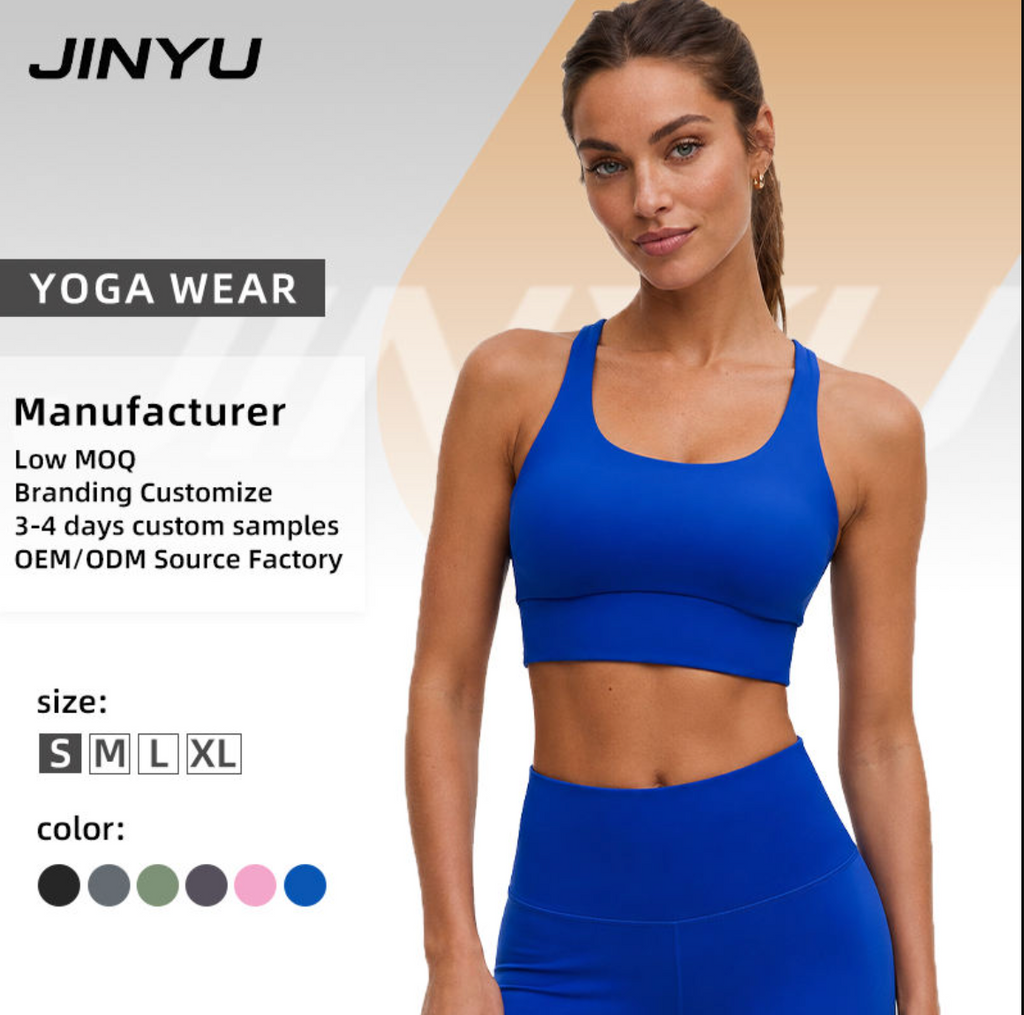 Women's Sculpted Cropped Yoga Sports Bra