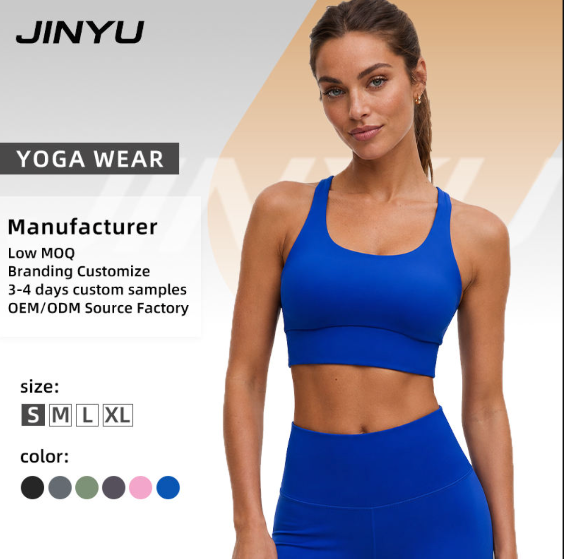 Women's Sculpted Cropped Yoga Sports Bra