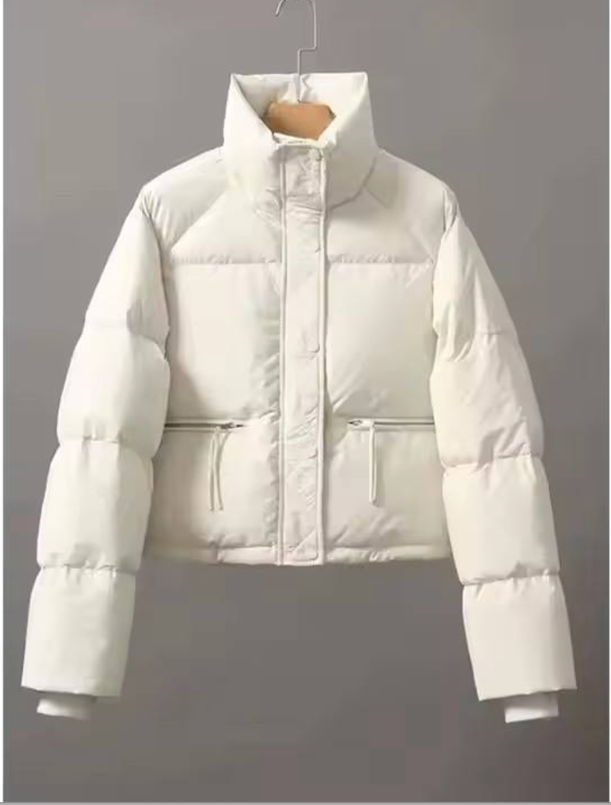 Women's Korean-Style Quilted Puffer Jacket