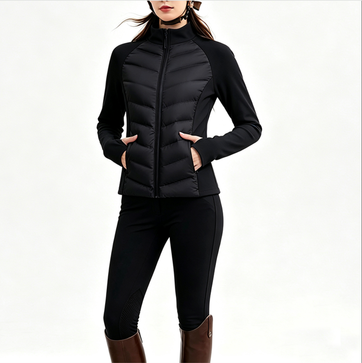 Premium Women's Equestrian Quilted Puffer Jacket
