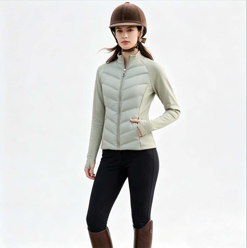 Premium Women's Equestrian Quilted Puffer Jacket