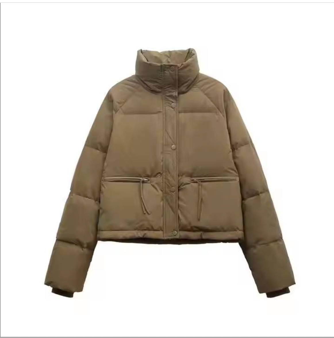 Women's Korean-Style Quilted Puffer Jacket