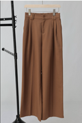 Women's High-Waisted Wide-Leg Tailored Trousers