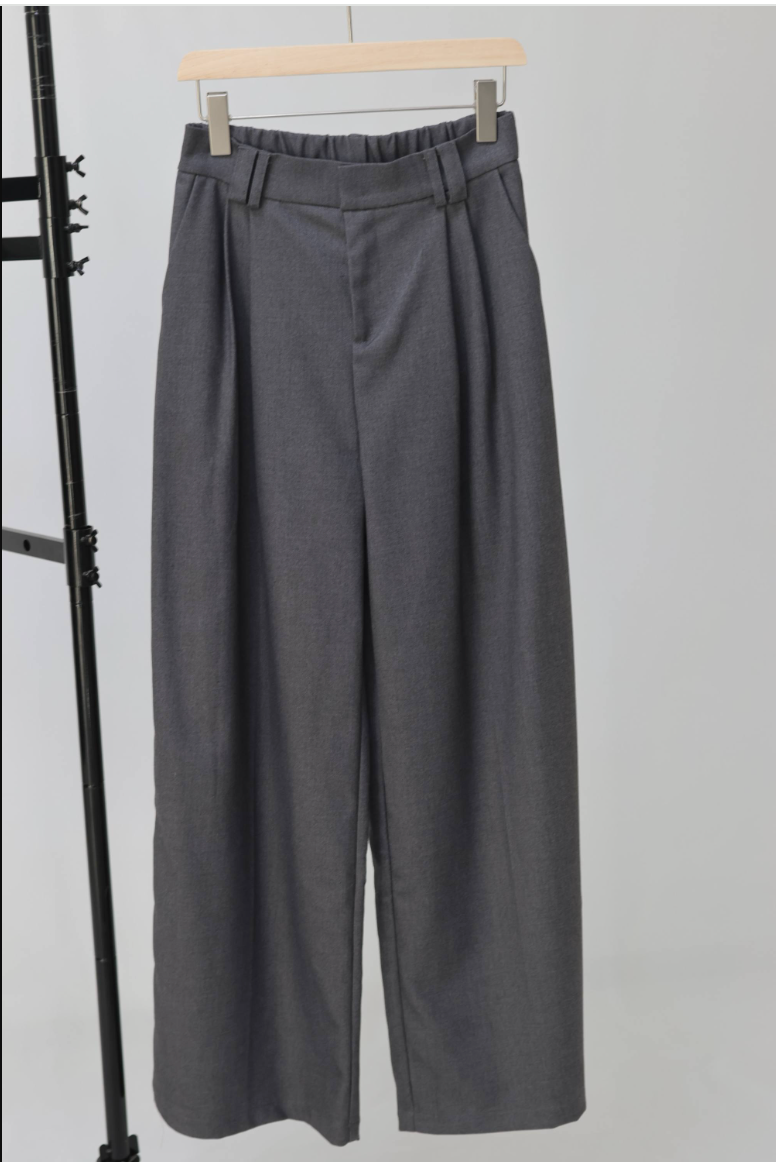 Women's High-Waisted Wide-Leg Tailored Trousers